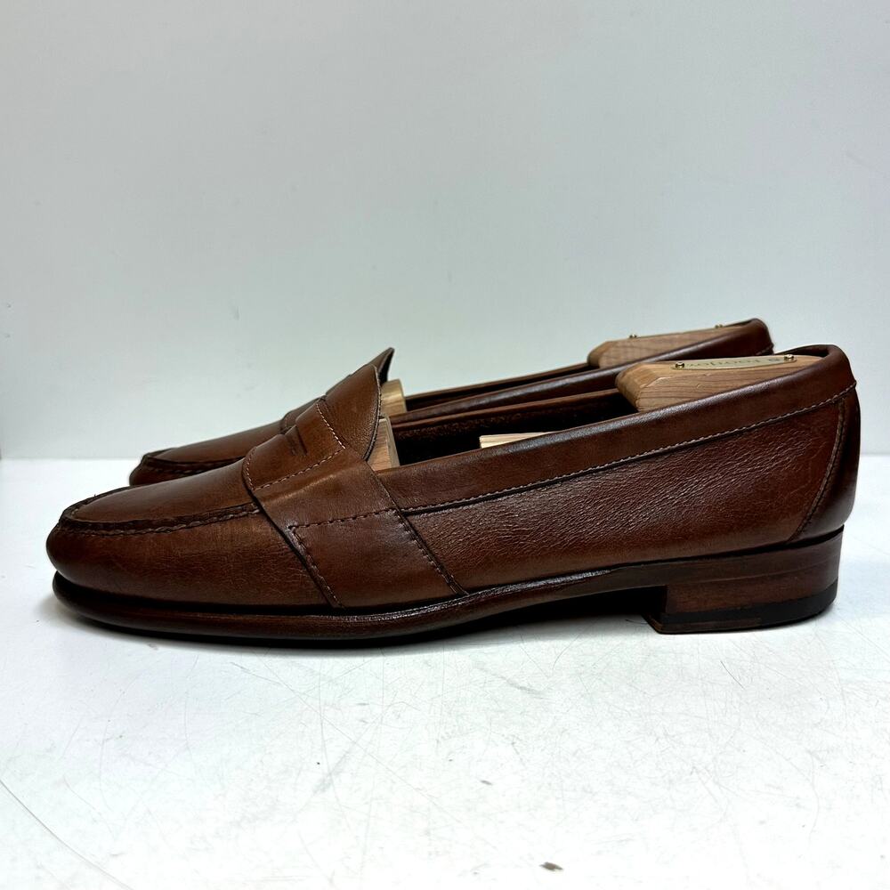 NEW HEELS Rancourt & Co. x FootJoy Brown Calf Penny Loafer Made Maine USA 9.5 D